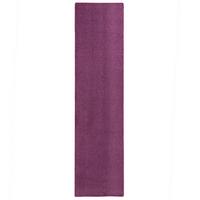 HOCHFLOR VELOURS LÄUFER TEPPICH LUNA - Lila, Textil (80/400cm) - Snapstyle