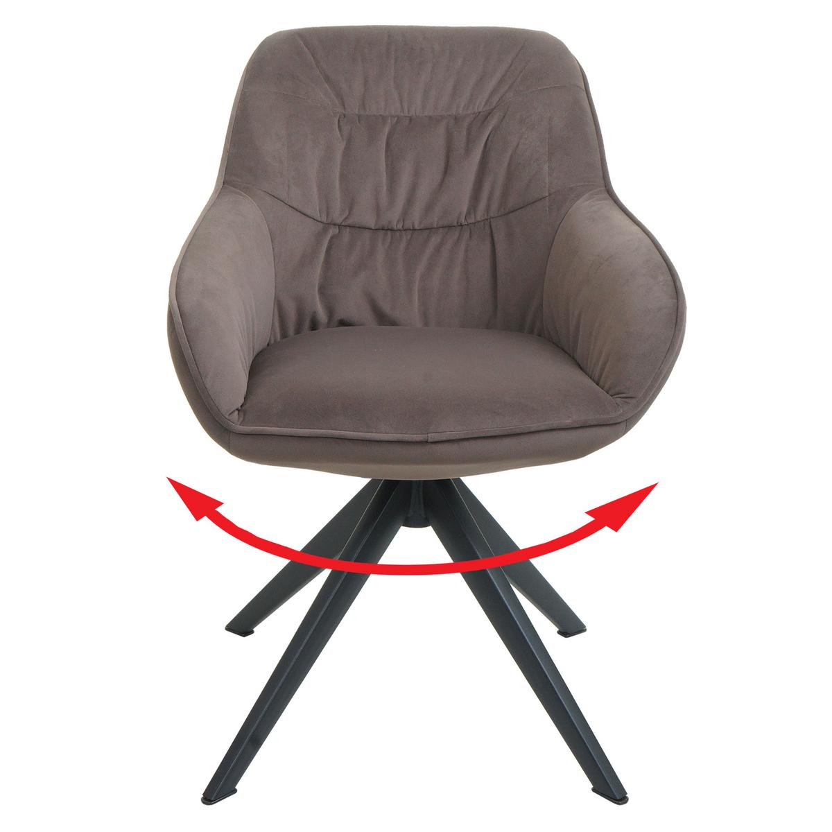 ESSZIMMERSTUHL Braun - Braun, Textil (59/84/52cm) - MCW