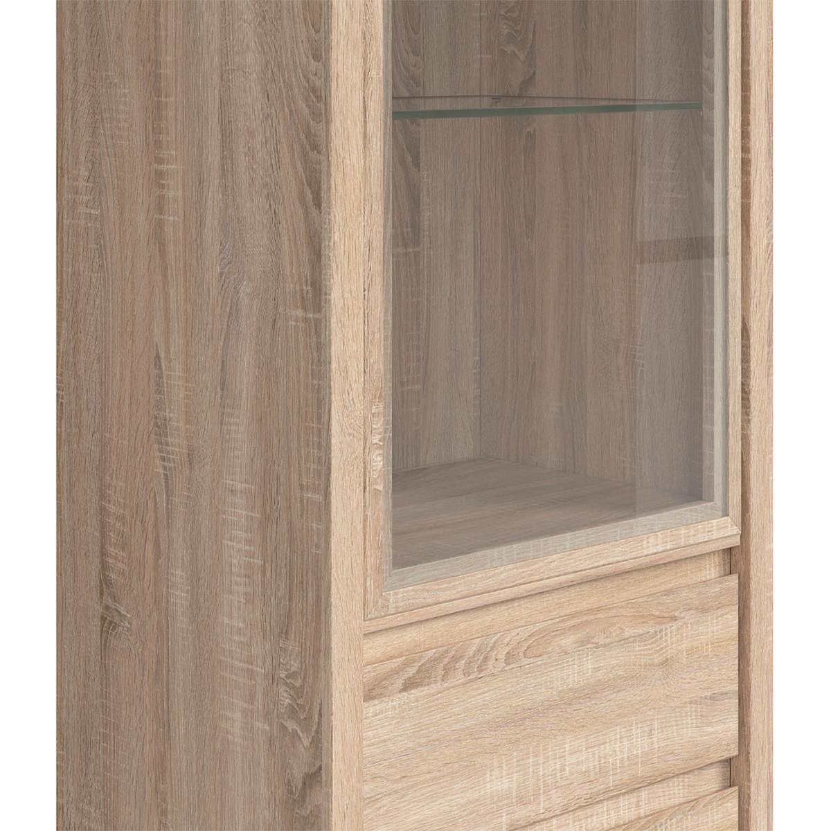 VITRINE Soren Holz - Braun, Holzwerkstoff (56/200.5/40.5cm) - Petits-meubles