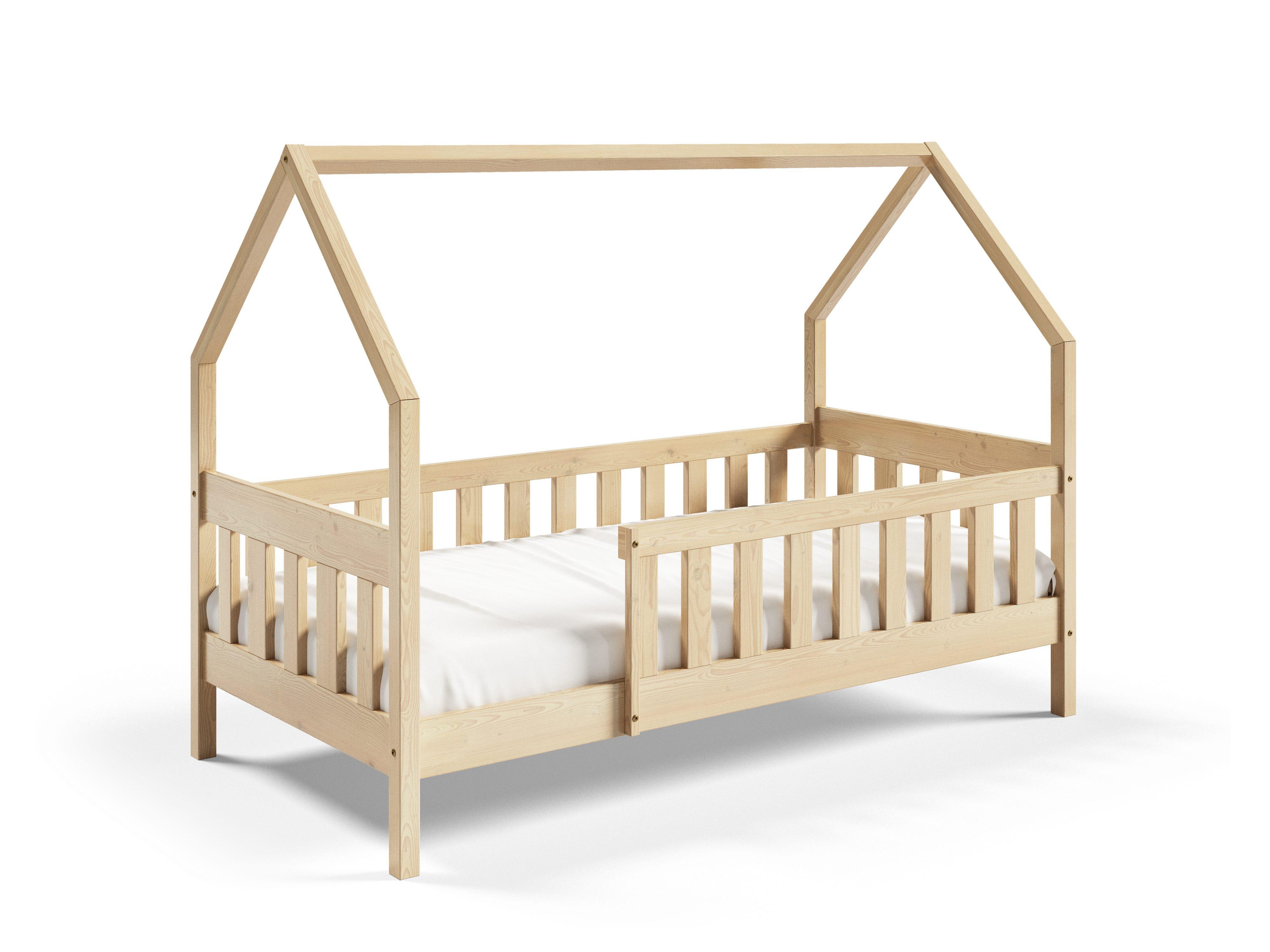 KINDERBETT BELLA 80x190 cm Kieferfarben - Kieferfarben, Holz (80/190cm) - MASSENO