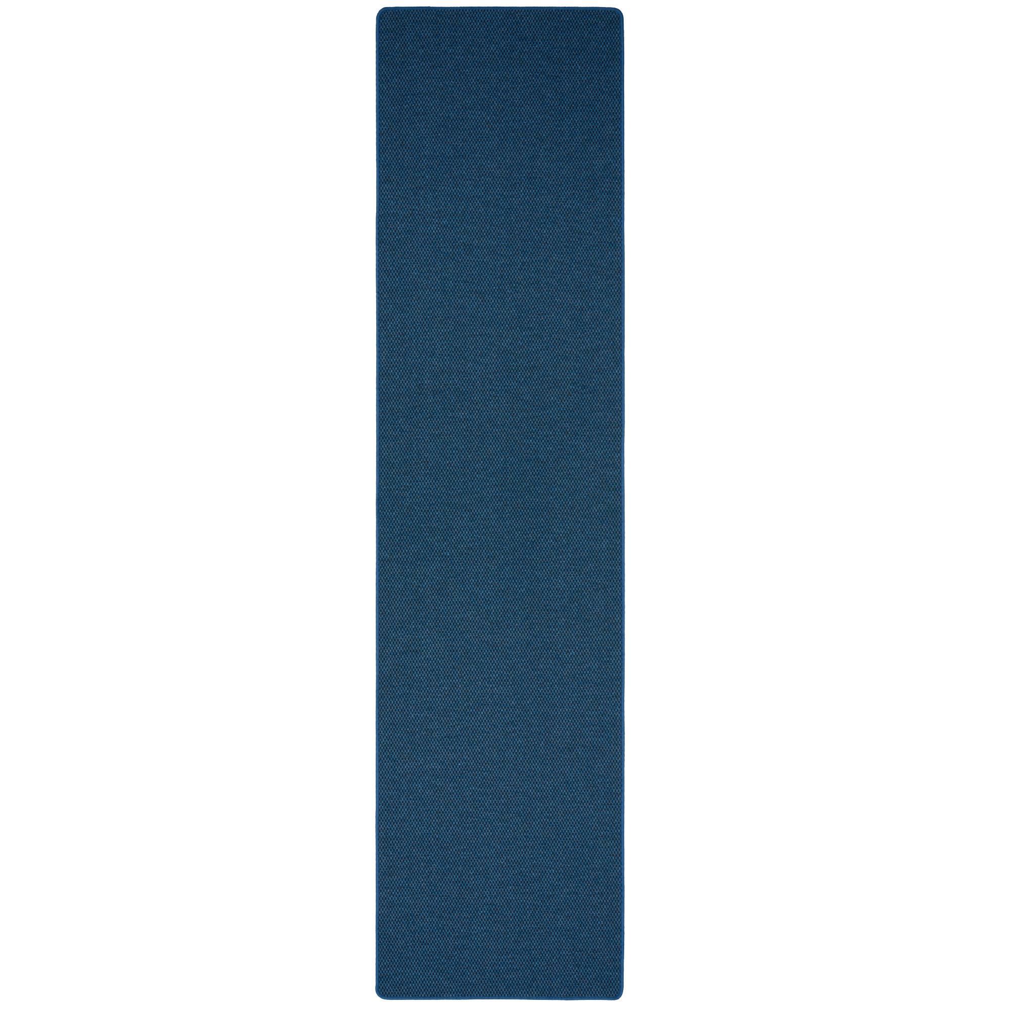 LÄUFER TEPPICH BENTZON FLACHGEWEBE - Blau, Textil (100/400cm) - Snapstyle