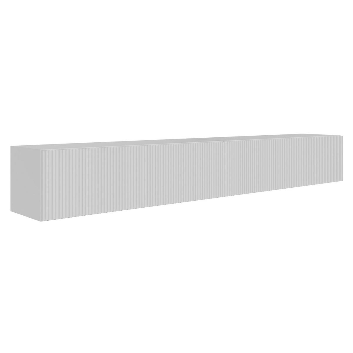TV-LOWBOARD Veldio hängend Weiß 200 cm - Weiß, Holzwerkstoff (201.6/28.5/31.6cm) - Selsey