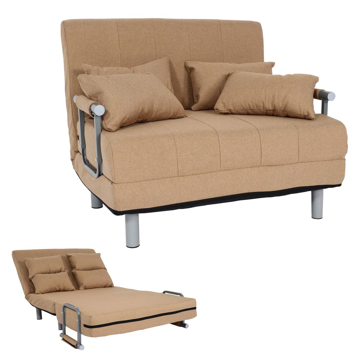 SCHLAFSESSEL Cremeweiß - Weiß, Textil (105/80/186cm) - MCW