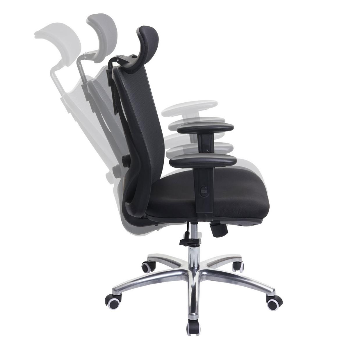 BÜROSTUHL Schwarz - Schwarz, Textil (66/129/69cm) - SIHOO