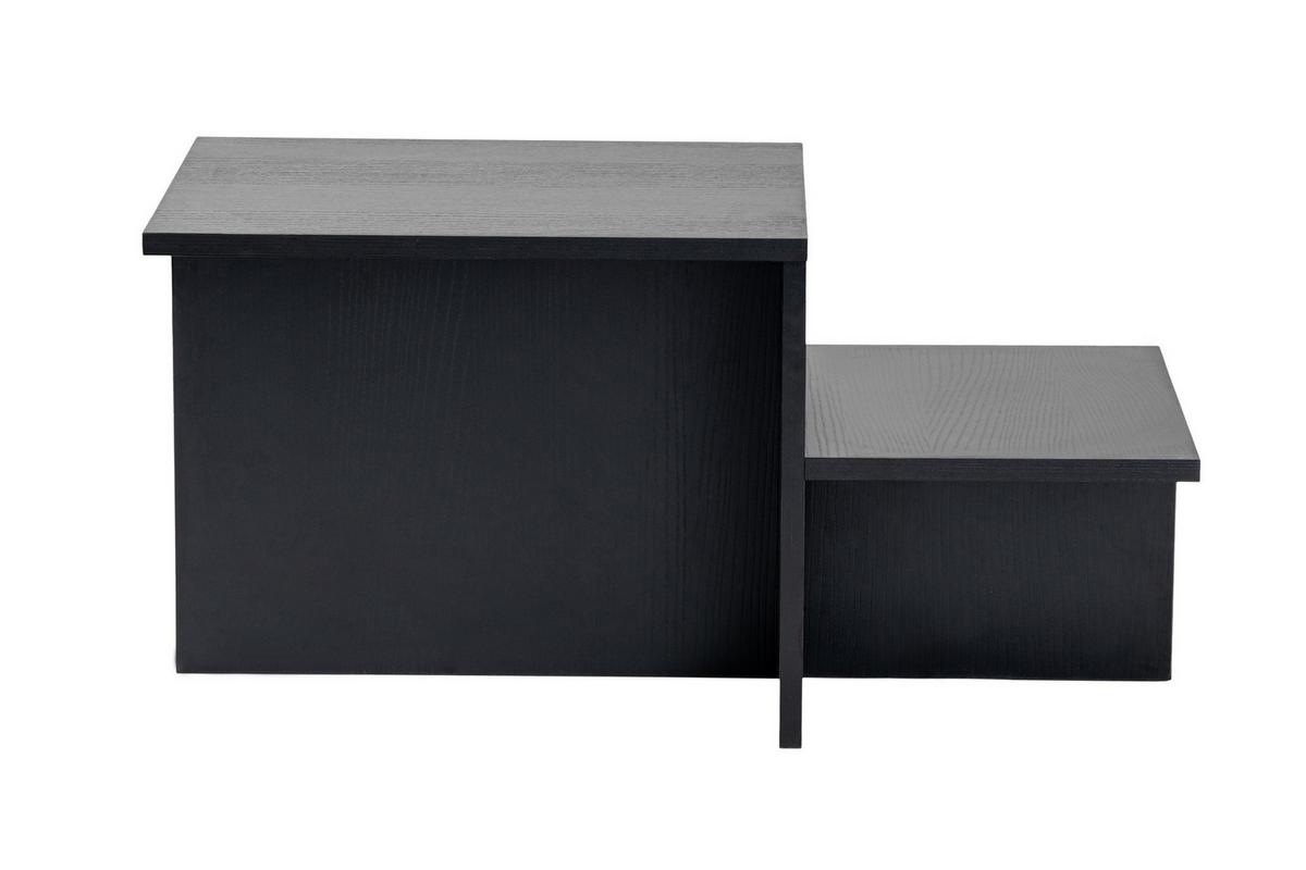 COUCHTISCH mit 2 Ebenen - harmony 77/40/40 cm - Eichefarben, Holzwerkstoff (59/40/40cm) - Calicosy