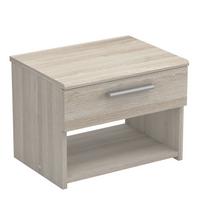 NACHTTISCH mit 1 Schublade L42,5 cm, Dekor Helles Holz - Pricy - Eiche Artisan, Holzwerkstoff (32.3/32.1/34.4cm) - Calicosy