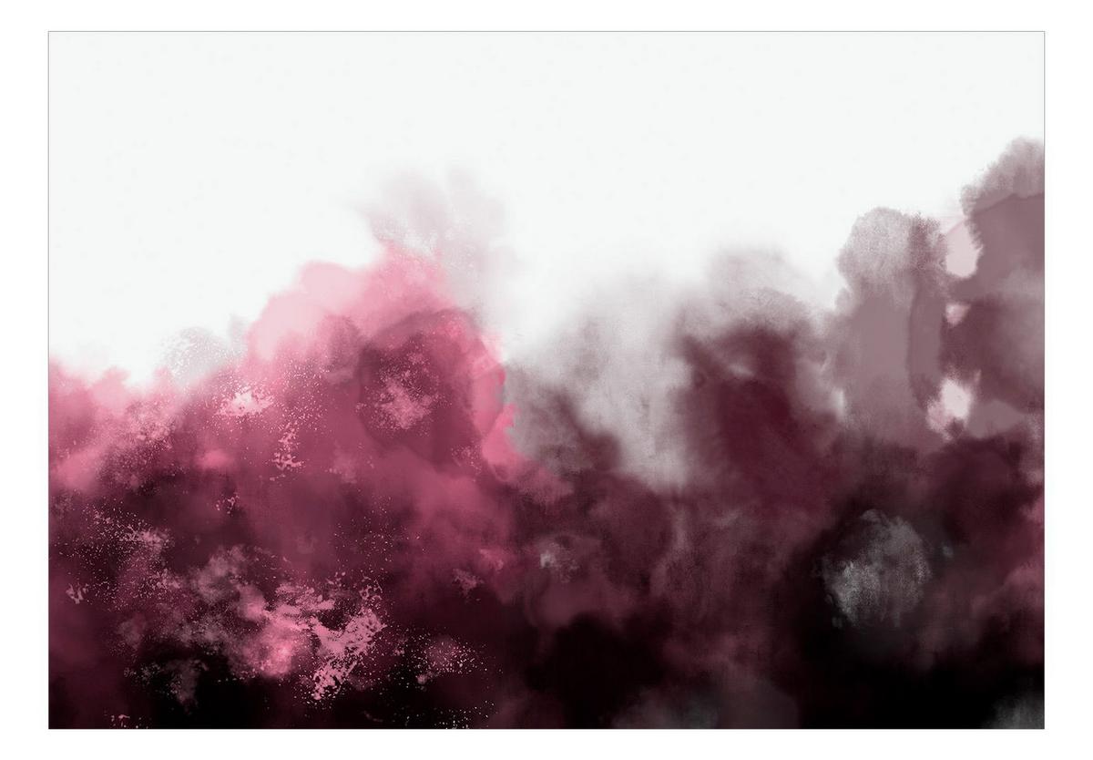SELBSTKLEBENDE FOTOTAPETE 147/105 cm - Rot/Grau, Kunststoff/Textil (147/1cm) - KUNSTLOFT