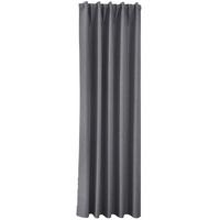 VORHANG BOSTON DARK HxB 245x140 cm Dunkelgrau - Dunkelgrau, Textil (140/245cm) - Gardinenbox