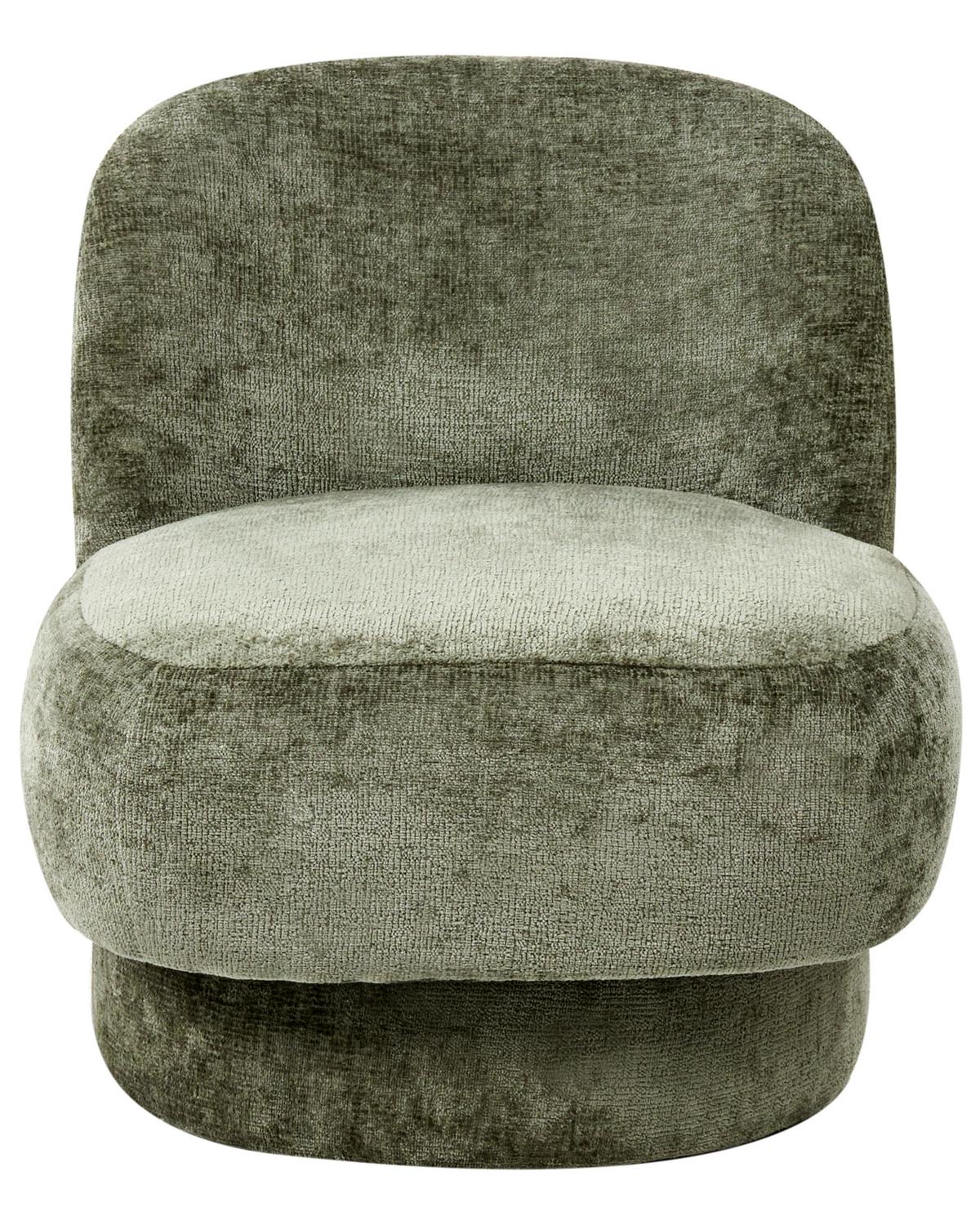 DREHSESSEL Grün Aylo - Grün, Textil (60/65/70cm) - Beliani