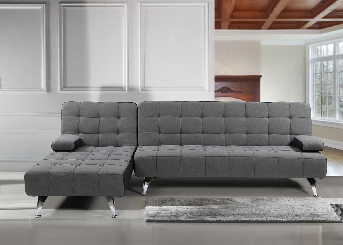 SCHLAFSOFA Anthrazit - Dunkelgrau/Anthrazit, Textil (236/95cm) - MCW