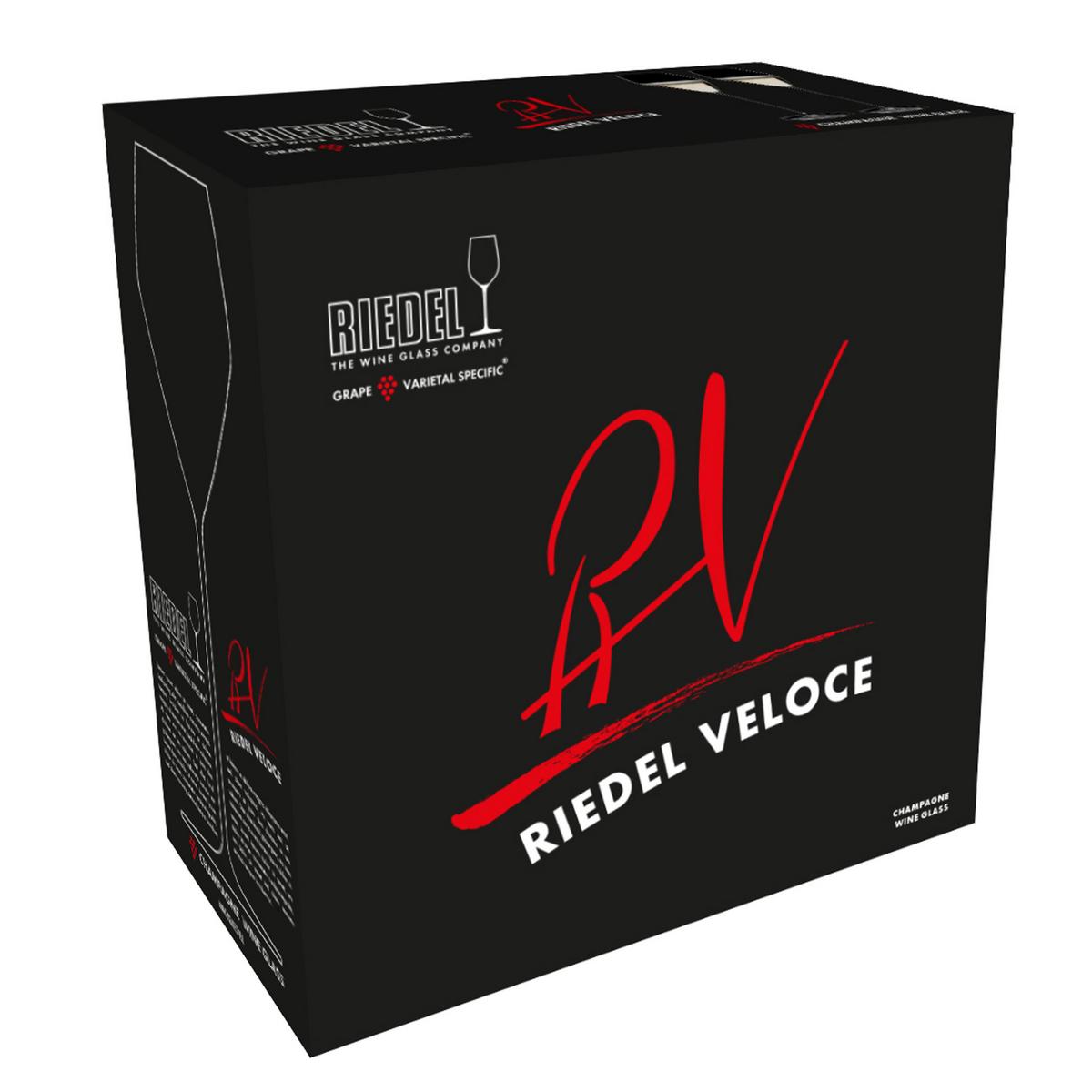 CHAMPAGNER GLAS Veloce transparent 327 ml 2er Set - Transparent, Glas (0.33L) - Riedel