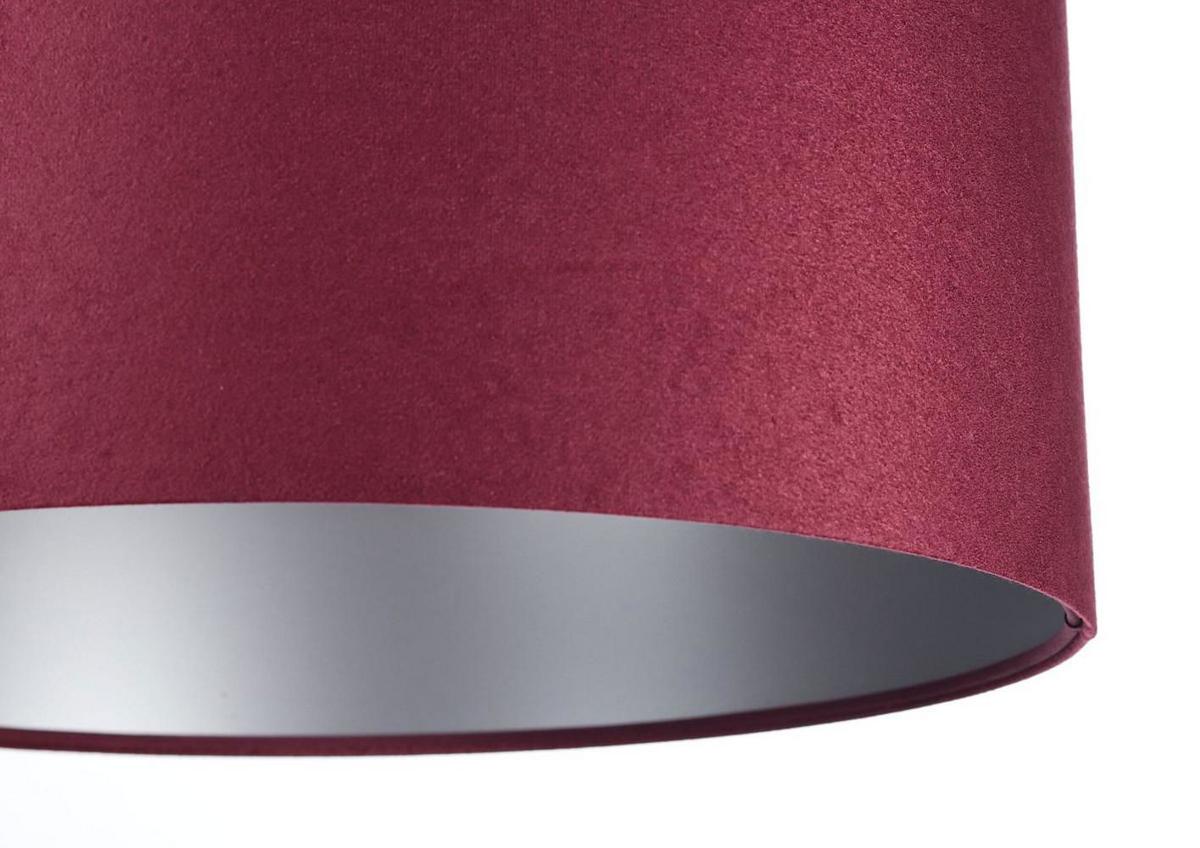 HÄNGELEUCHTE Lila 30/20 cm - Silberfarben/Lila, Kunststoff (30/0.45/20cm) - ONZENO