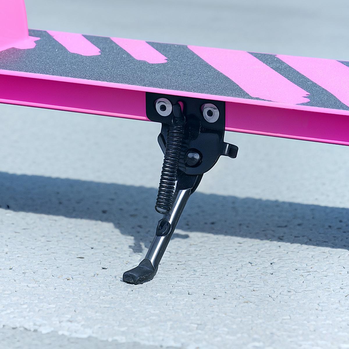 ROLLER Kinder Klappbar mit Verstellbarer Lenkerhöhe, 2 Leuchtenden Räder Rosa - Rosa, Kunststoff/Metall (73/36/89cm) - AIYAPLAY