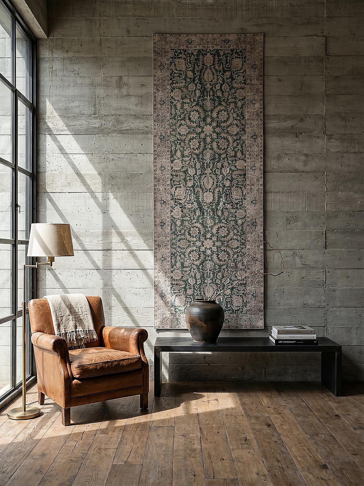 TEPPICH Waschbar HURST, orientalisch, Grün, 60 x 230 cm - Grün, Textil (230/60cm) - KADIMA DESIGN
