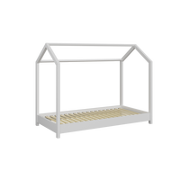 KINDERBETT BELLA ohne Schublade ohne Matratze Weiß 200/90 - Weiß, Holzwerkstoff (90/200cm) - RAUMHIRSCH FURNITURE
