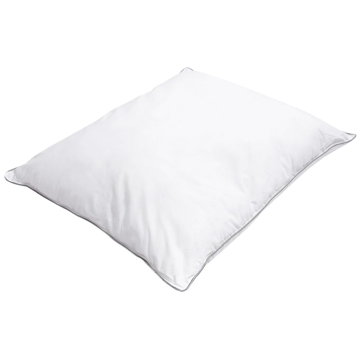 KISSEN 2er-Set Weiß 50/60 cm Pelister - Weiß, Naturmaterialien (60/50cm) - Beliani