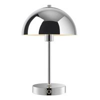 TISCHLAMPE KABELLOS Der Leuchtturm - Silberfarben, Metall (20/20/31.5cm) - Mokebo
