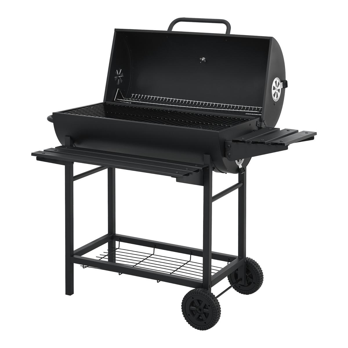 GRILLWAGEN Armento - Schwarz, Metall (108/95/61cm) - casa.pro