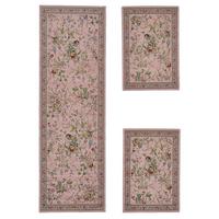 FLACHWEBTEPPICH Flomi Bettumrandung 70x400 cm - Rosa, Textil (70/400cm) - THEKO