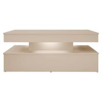 COUCHTISCH 120 Glossa Bis 01 - Sandfarben, Holzwerkstoff/Kunststoff (55/120/50cm) - MIRJAN24