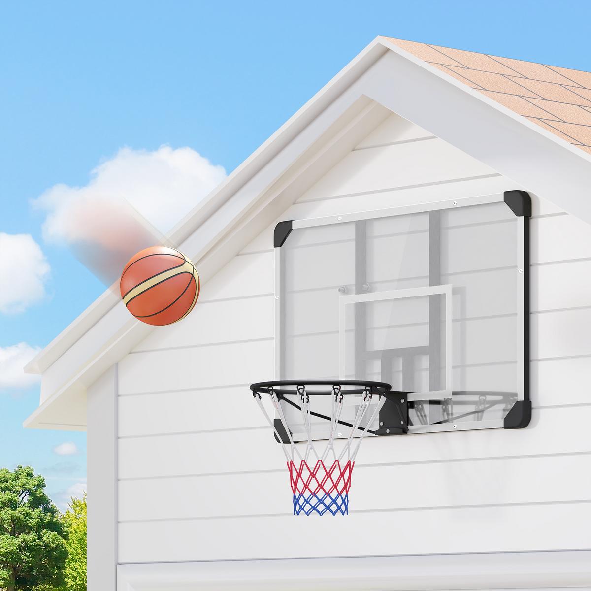 BASKETBALLKORB - Schwarz, Metall (61/113cm) - SPORTNOW