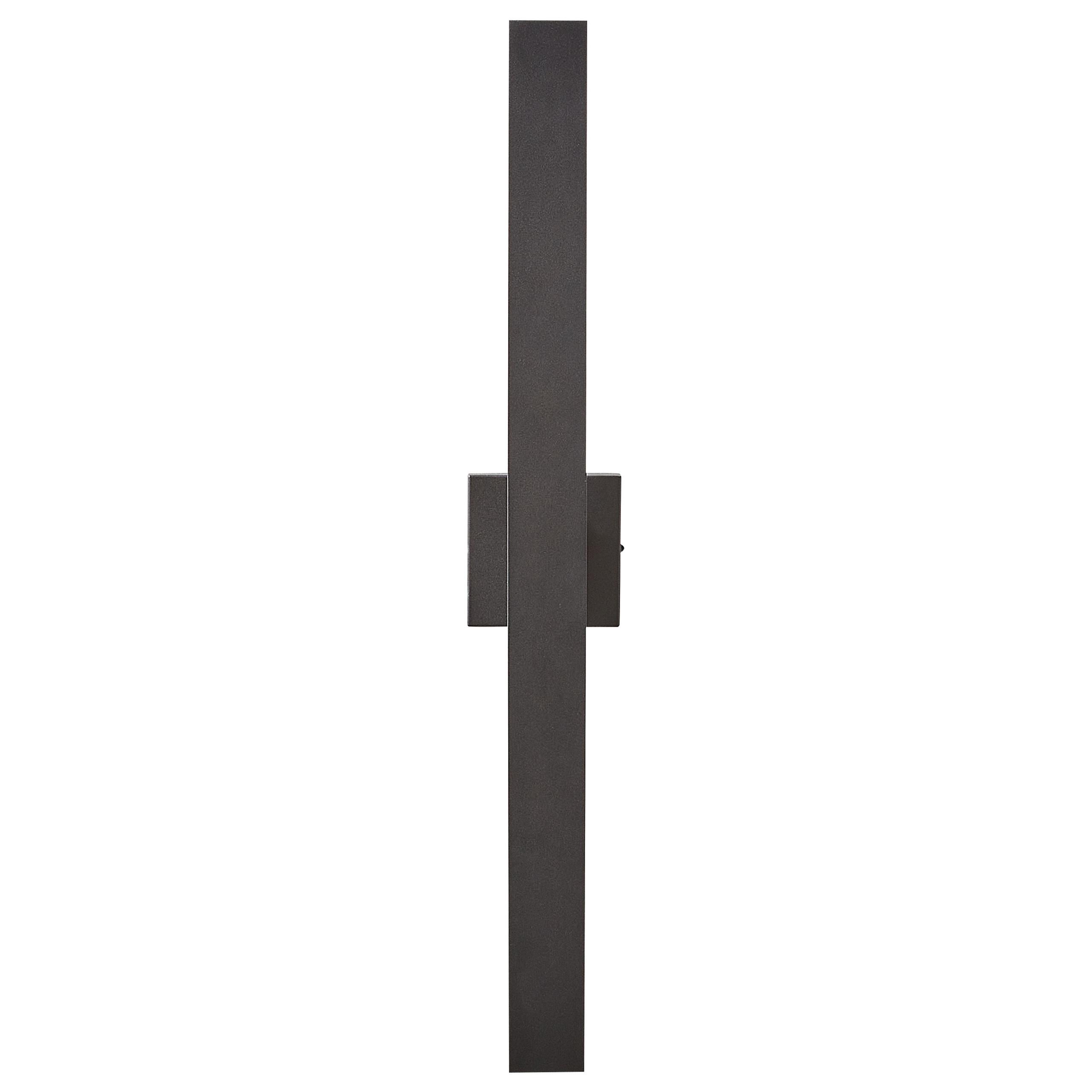 AUSSENWANDLEUCHTE Melgam 13/7/89 cm - Schwarz, Metall (7/89/13cm) - Beliani