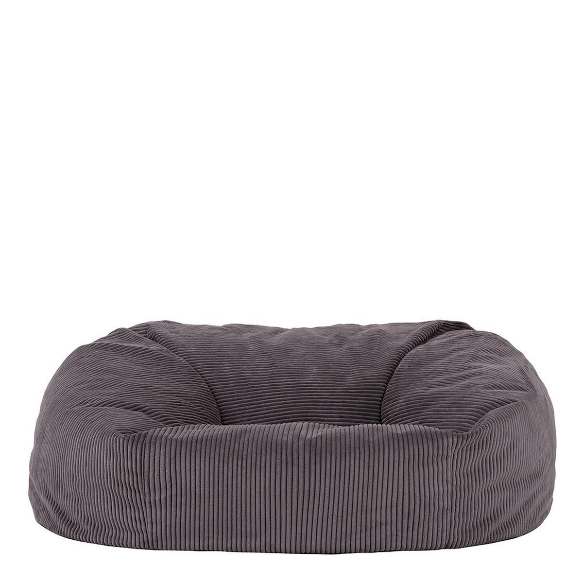 RIESENSITZSACK Flauschig Soul - Grau, Kunststoff (130/57/116cm) - icon