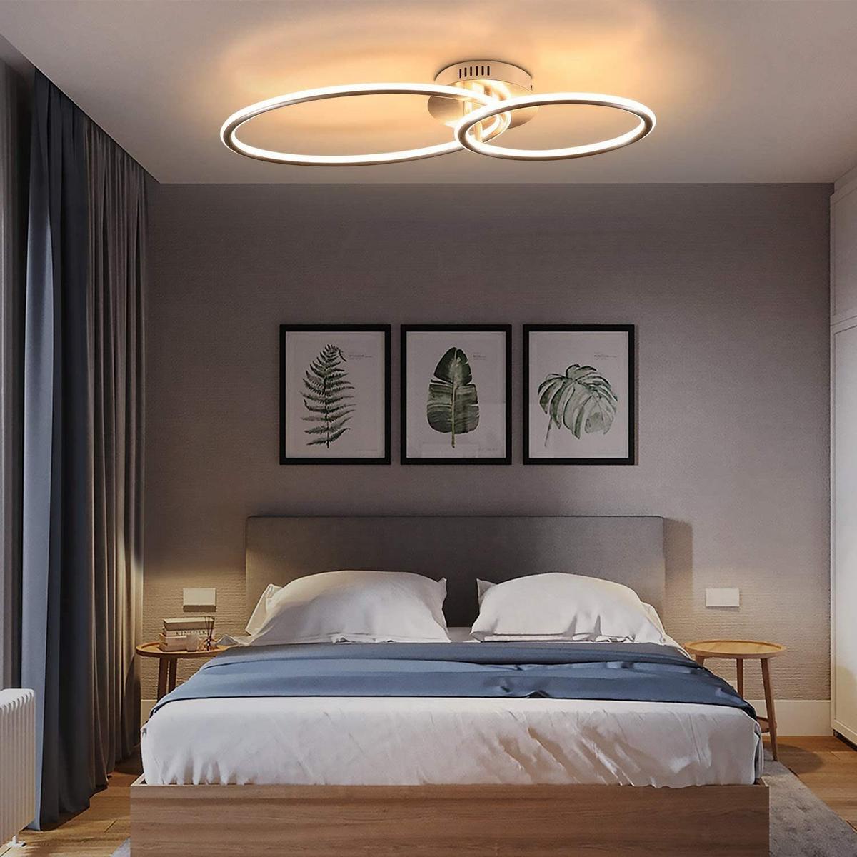 LED-DECKENLEUCHTE Lowe 23.5/62.5/9cm - Silberfarben, Metall (62.5/23.5/9cm) - Nettlife
