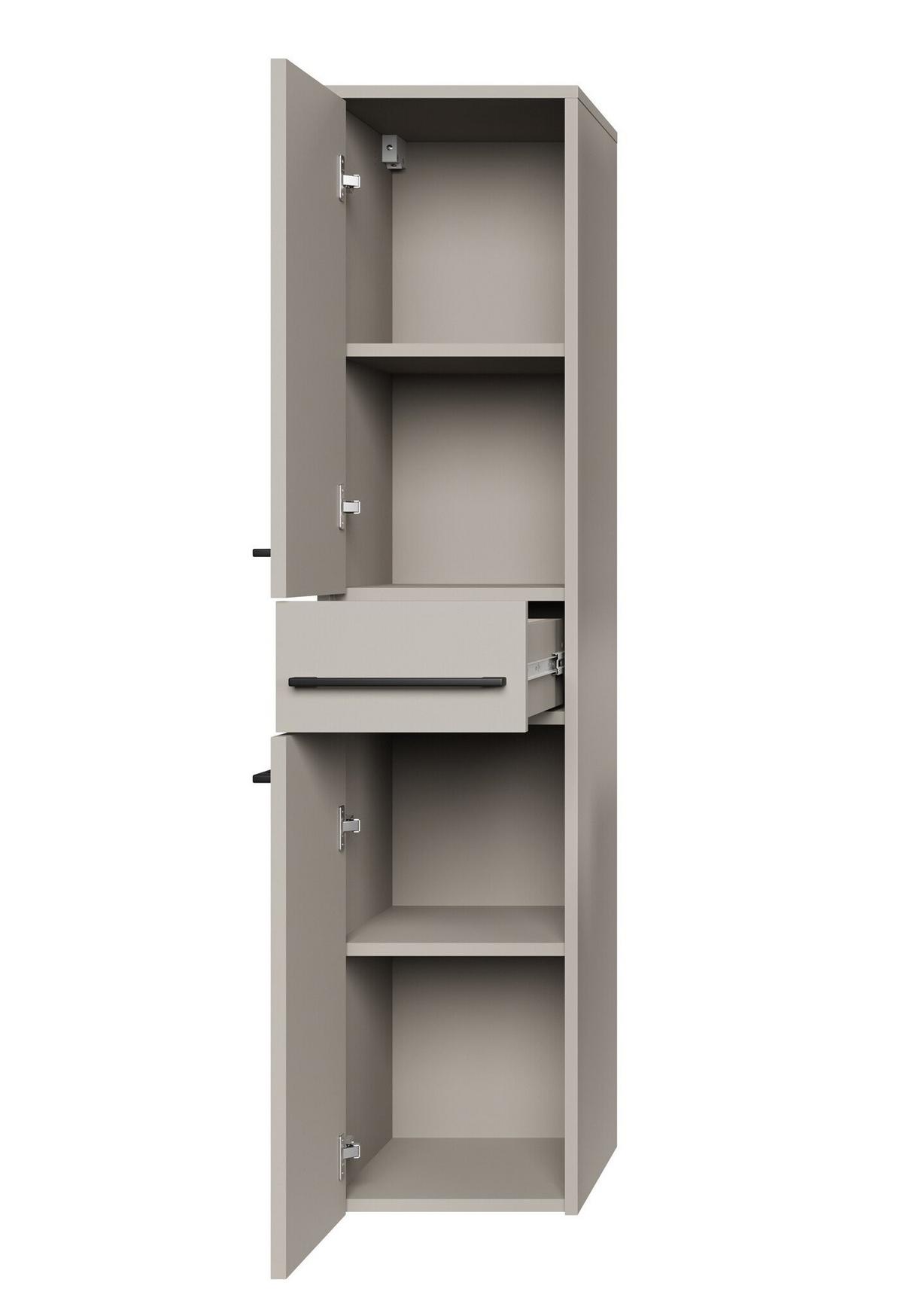 BADEZIMMERSCHRANK Florence mit 2 Türen Cashmere - 30 x 35 x 130 cm - Kaschmir, Holz (30/130/35cm) - Badplaats