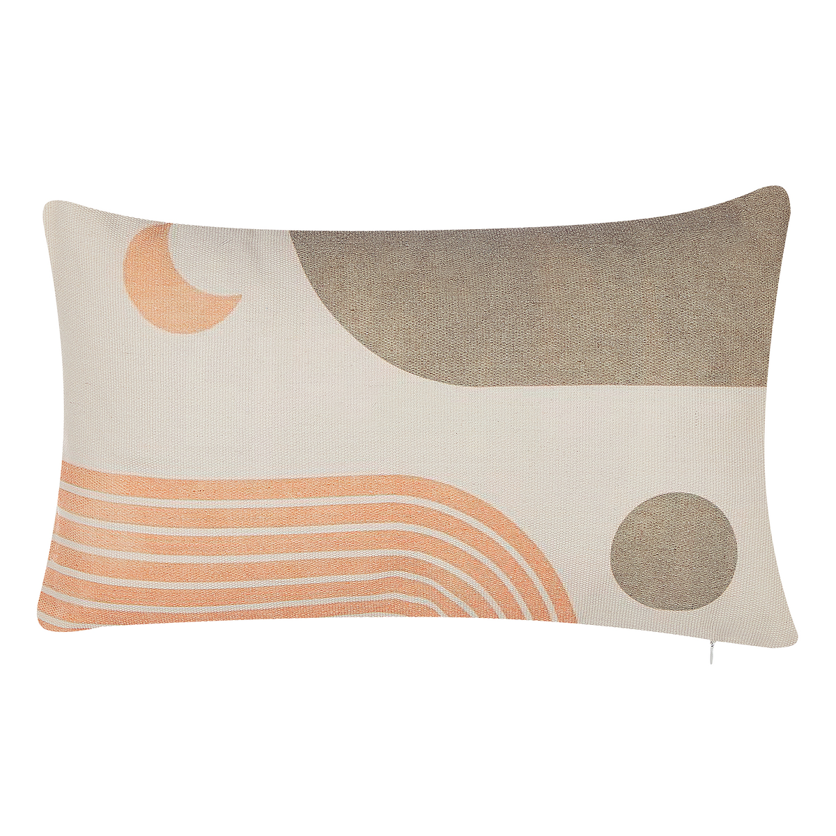 DEKOKISSEN 2er-Set Bunt 30/50 cm Melampodium - Multicolor, Naturmaterialien/Textil (30/50cm) - Beliani