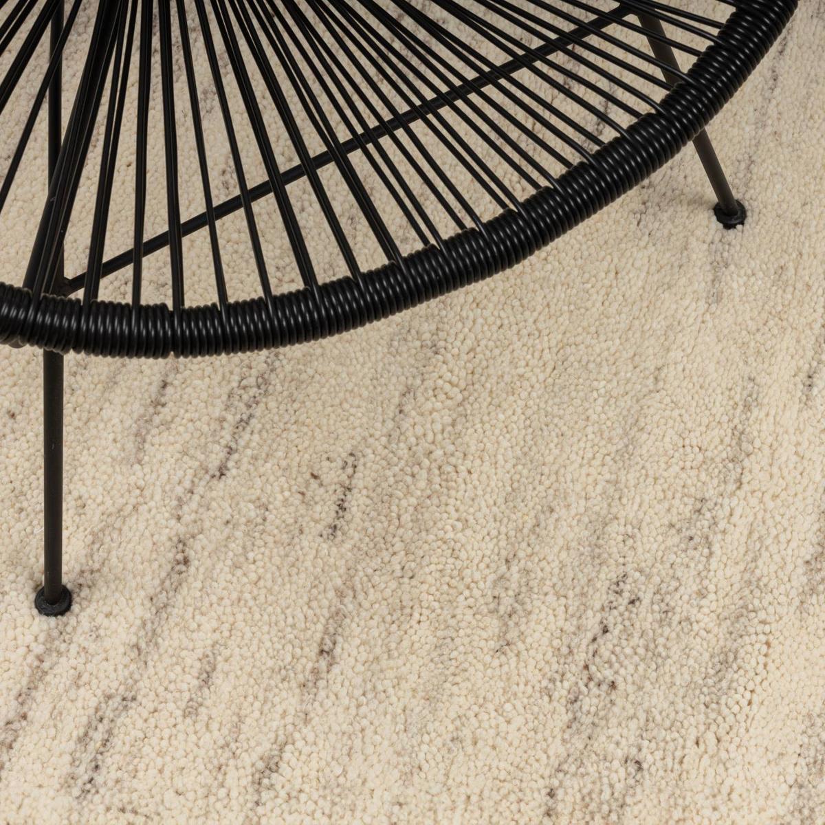 BERBERTEPPICH Super Berber 15/15 simple 60x90 cm - Beige, Textil (60/90cm) - Rug and Roll