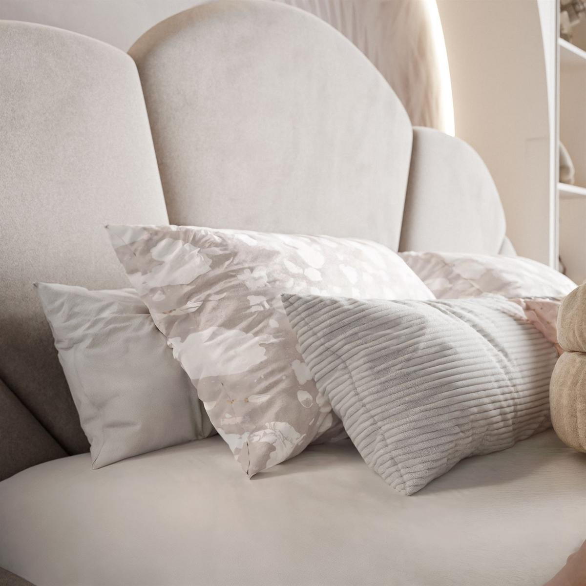 POLSTERBETT ARIEL mit Bettkasten 90x200 cm Element 17 - Beige, Textil (90/200cm) - Lookway