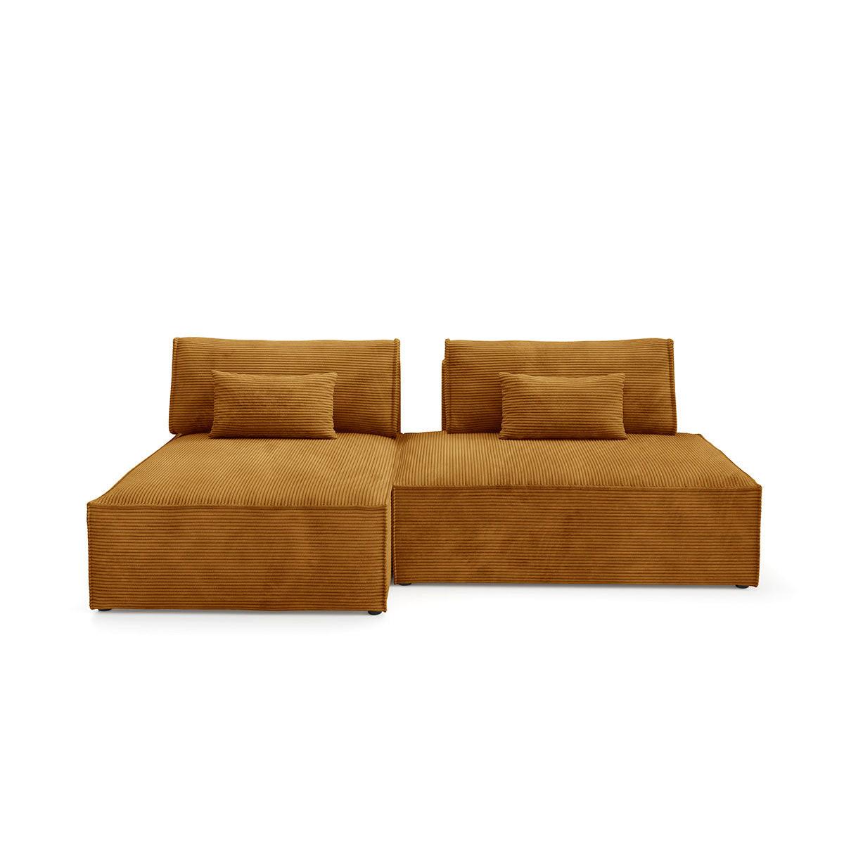 ECKSOFA Georgia Senfgelb - Gelb, Holz (236/148cm) - Petits-meubles