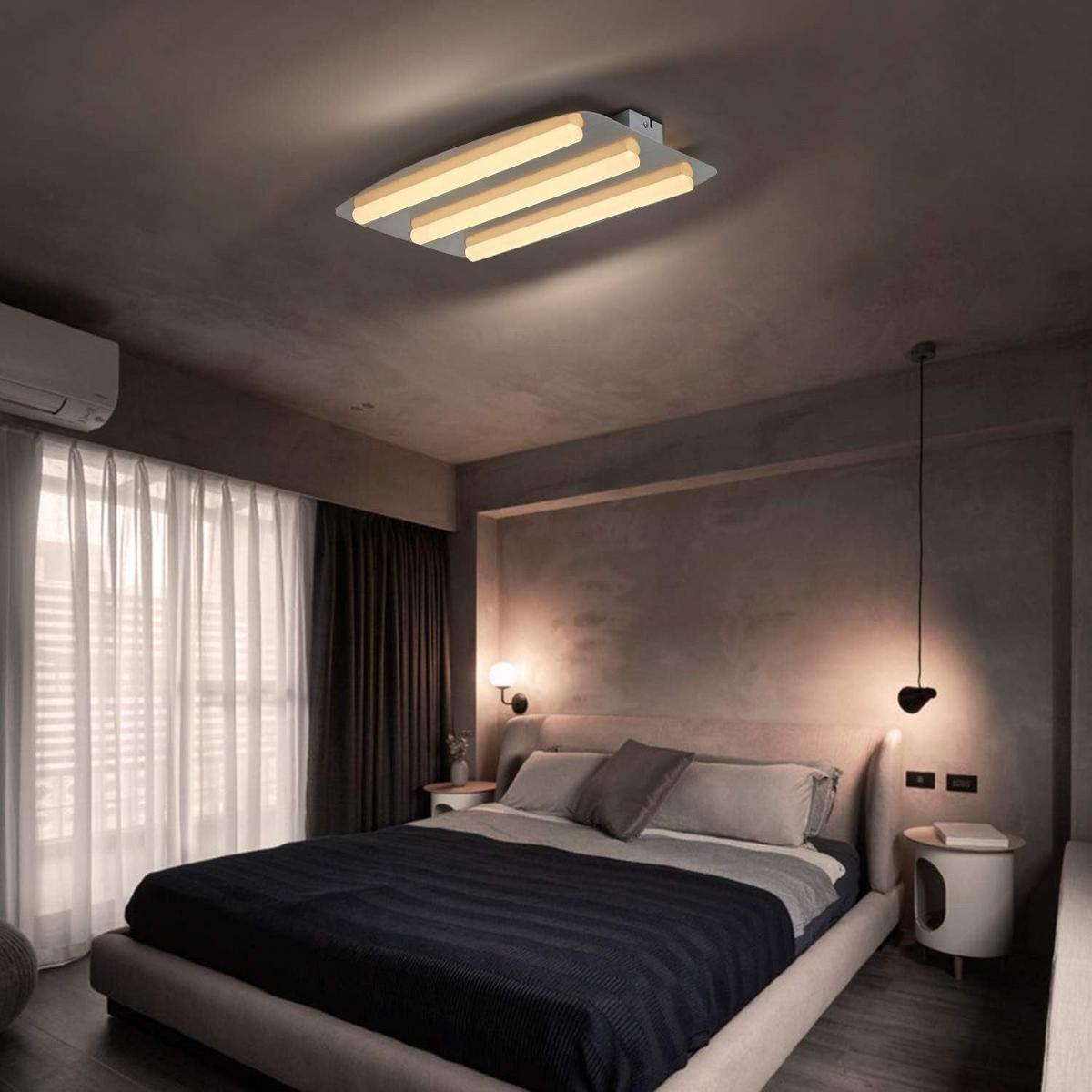 LED-DECKENLEUCHTE Ursula 48/30/7 cm - Grau, Metall (48/30/7cm) - Nettlife