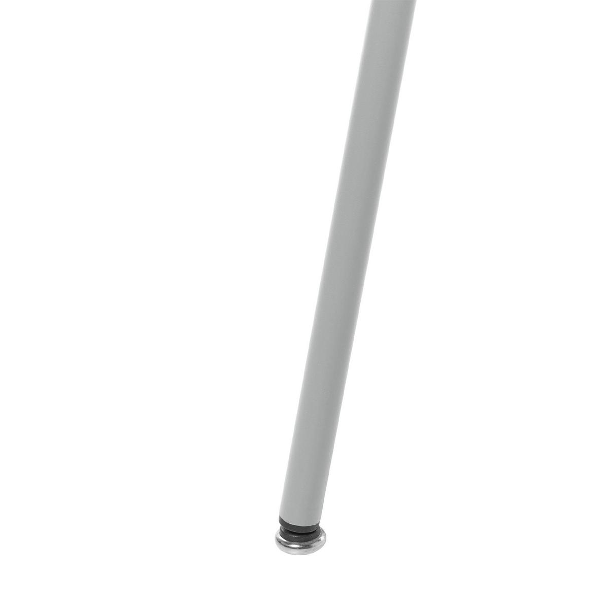 BISTROTISCH 64/64 cm Metall Grau Taltal - Grau, Metall (64/64/76cm) - Beliani