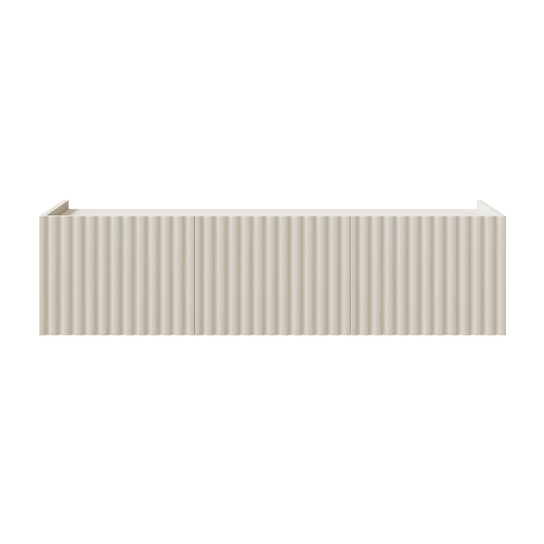 TV-HÄNGEBOARD Fiorra Greige 144 cm - Kaschmir, Holzwerkstoff (144/49/38.3cm) - Selsey