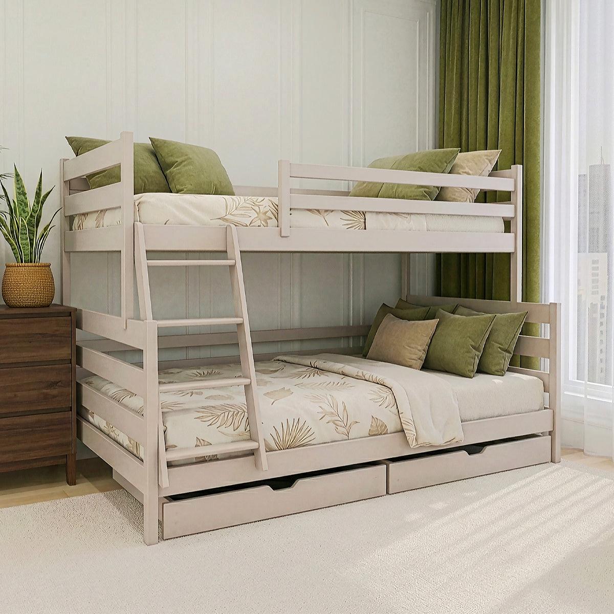 ETAGENBETT 120/200 Leo Kaschmir - Kaschmir, Holz (120/200cm) - Petits-meubles