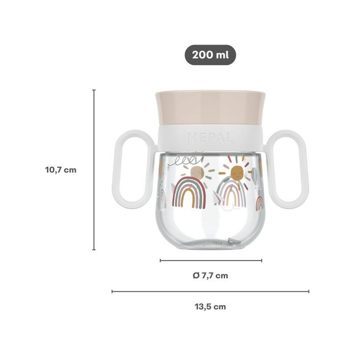 360° TRINKLERNBECHER Mio (2025) Fairy Garden 200 ml - Pink/Rosa, Kunststoff (0.2L) - Mepal