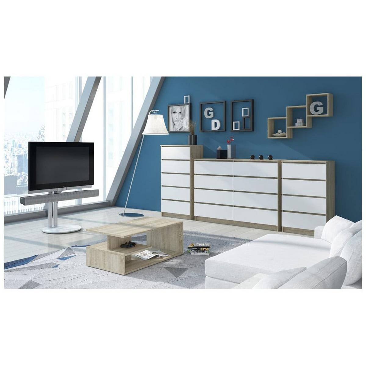 WANDREGAL Eiche Sonoma 25/25/15 - Sonoma Eiche, Holzwerkstoff (25/25/15cm) - RAUMHIRSCH FURNITURE