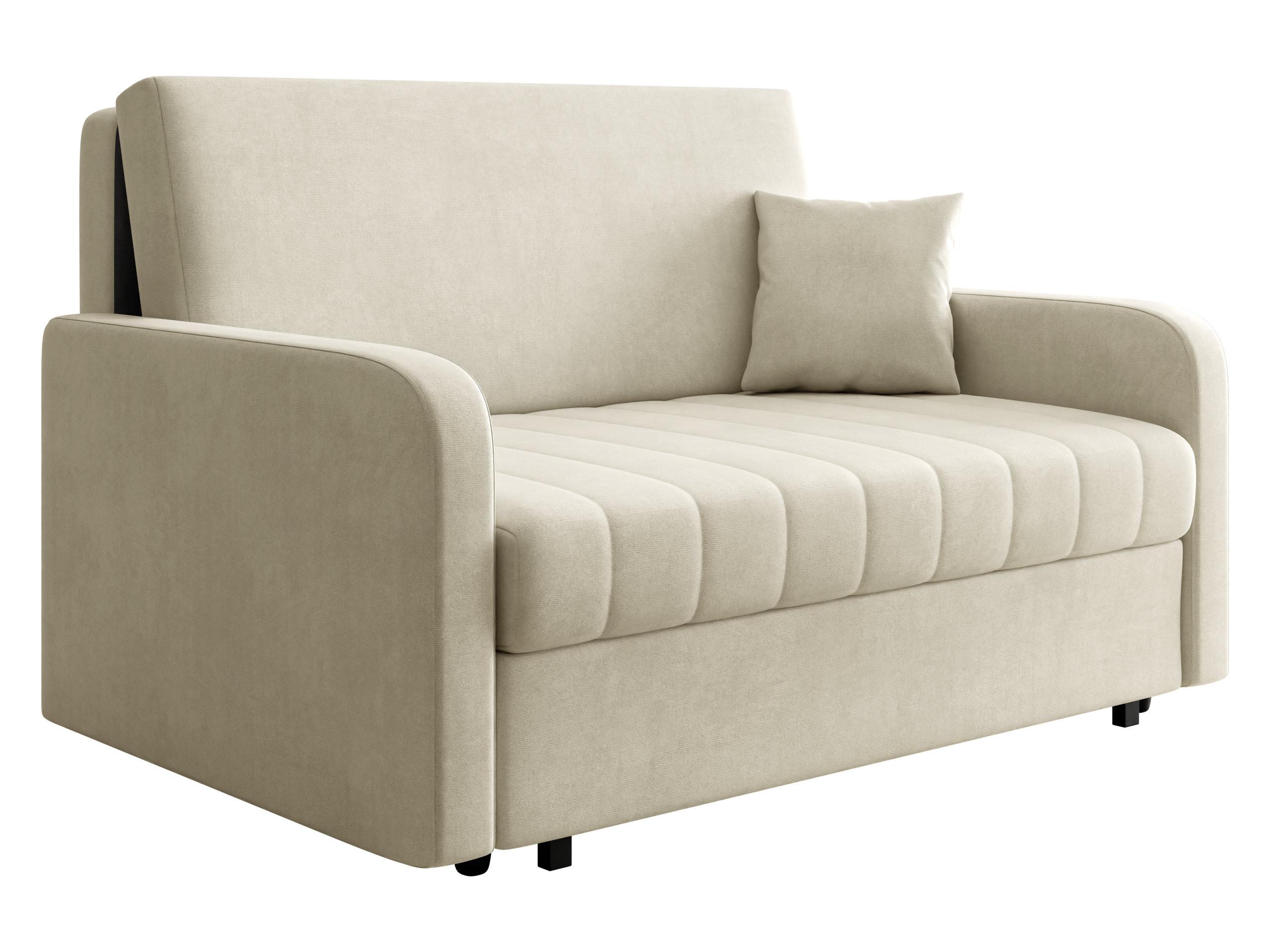 SCHLAFSOFA Viva Silk III - Schwarz/Naturfarben, Holz/Textil (152/85/98cm) - MIRJAN24