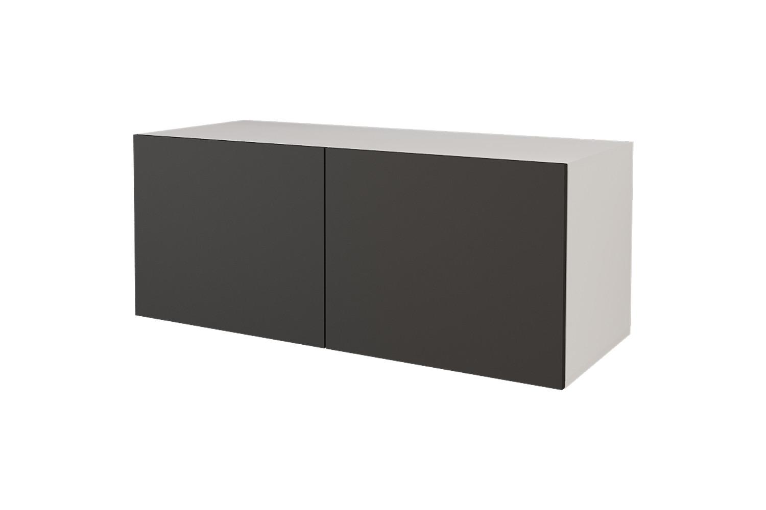 LOWBOARD ELIO-W 100x40x40 cm - Weiß / Schwarz - Weiß, Holzwerkstoff (100/40/40cm) - ALTDECOR