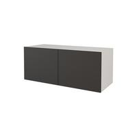 LOWBOARD ELIO-W 100x40x40 cm - Weiß / Schwarz - Weiß, Holzwerkstoff (100/40/40cm) - ALTDECOR