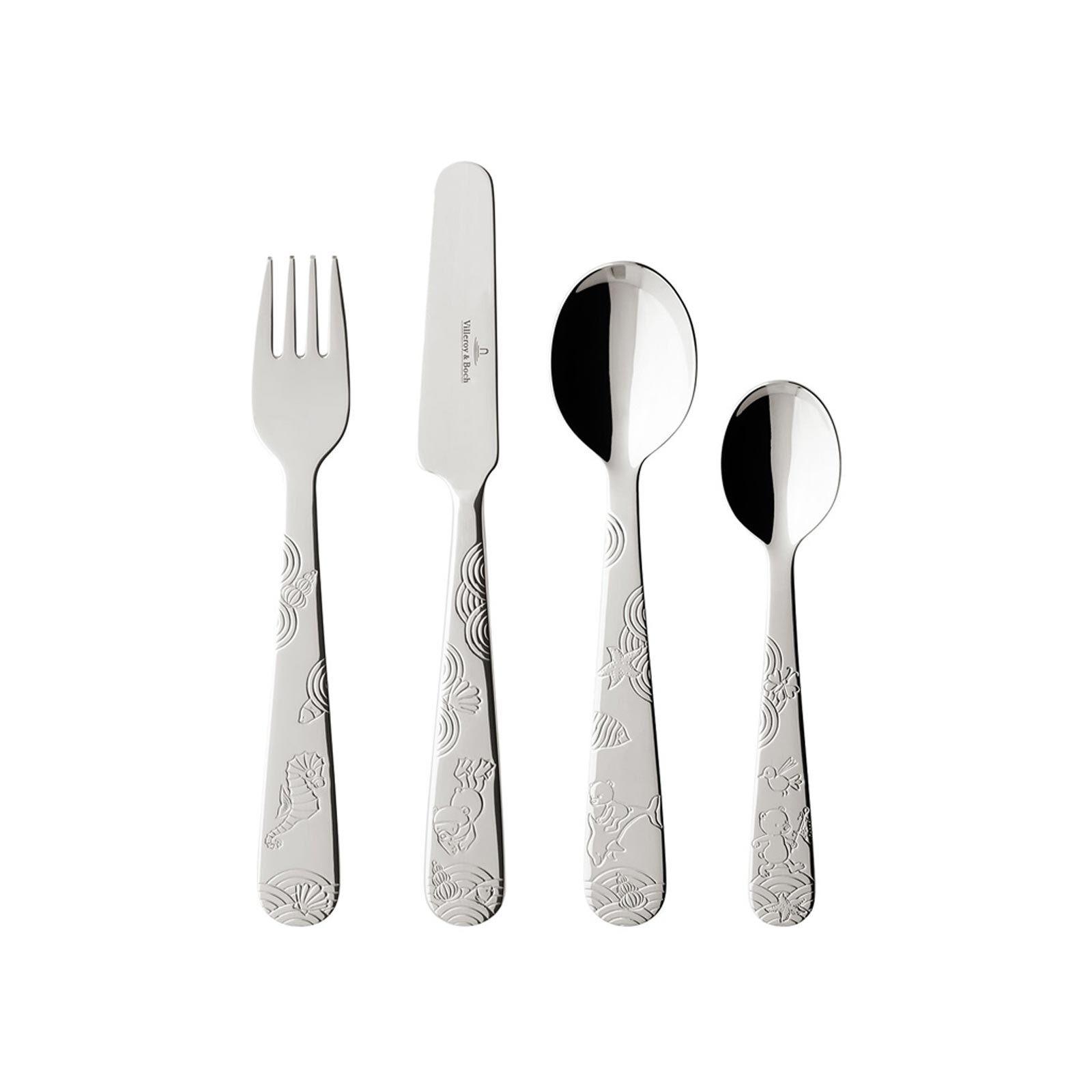 KINDERBESTECK Happy as a Bear silber - Silberfarben, Metall - Villeroy & Boch