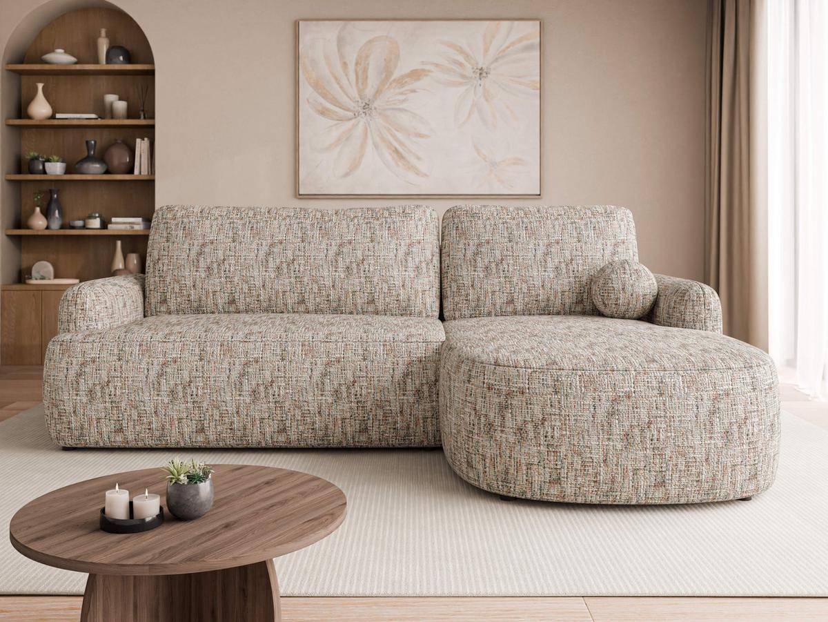 ECKSOFA Loridu Premium, Seite: Rechts - Multicolor/Schwarz, Holz/Kunststoff (174/250cm) - MIRJAN24