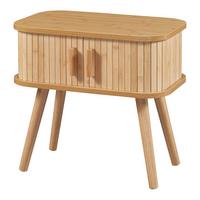 NACHTTISCH Nordkapp - Naturfarben, Holz/Holzwerkstoff (48/45/30cm) - [en.casa]