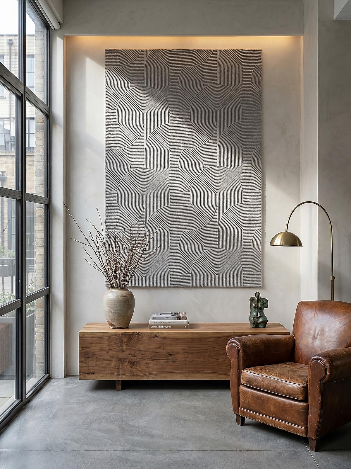 KURZFLORTEPPICH Antirutsch Geometrisch DALAR Polypropylen Grau 200 x 200 cm - Grau, Textil (200/200cm) - KADIMA DESIGN