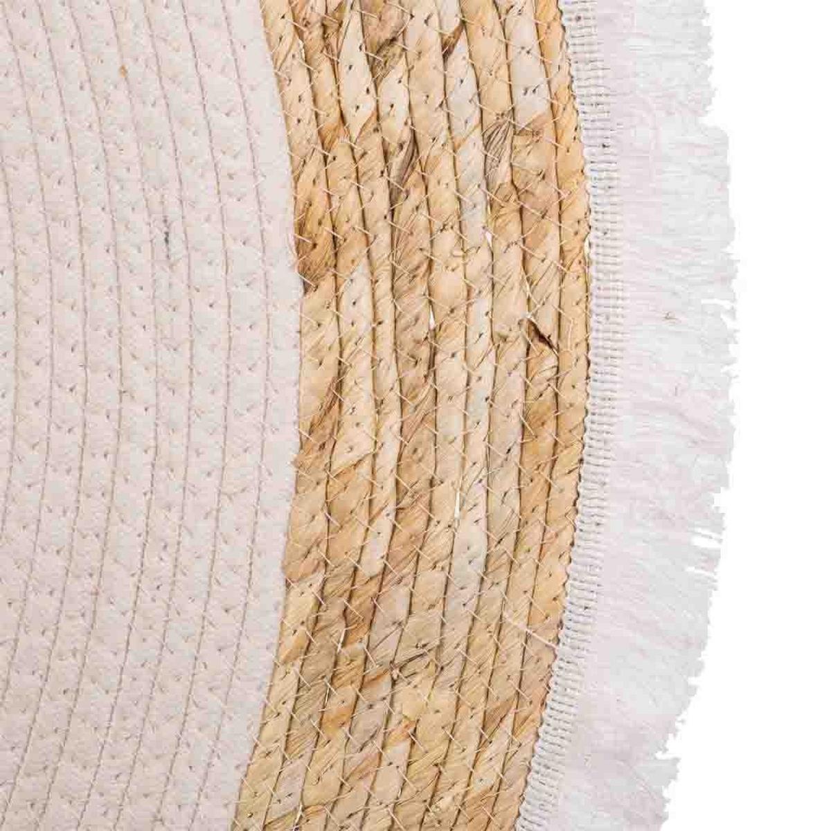 NATURFASERTEPPICH braun handgewebt D100x1 cm - Multicolor, Naturmaterialien (100/100cm) - Wanderlust
