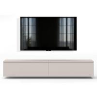 LOWBOARD Barvo 2x100 Beige Kaschmir 200/34/32 cm – hängendes TV-Board - Beige, Holzwerkstoff (200/34/32cm) - AX Living