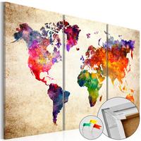 PINNWANDBILDER Bunt 120/80 cm - Multicolor, Naturmaterialien/Textil (120/80cm) - KUNSTLOFT
