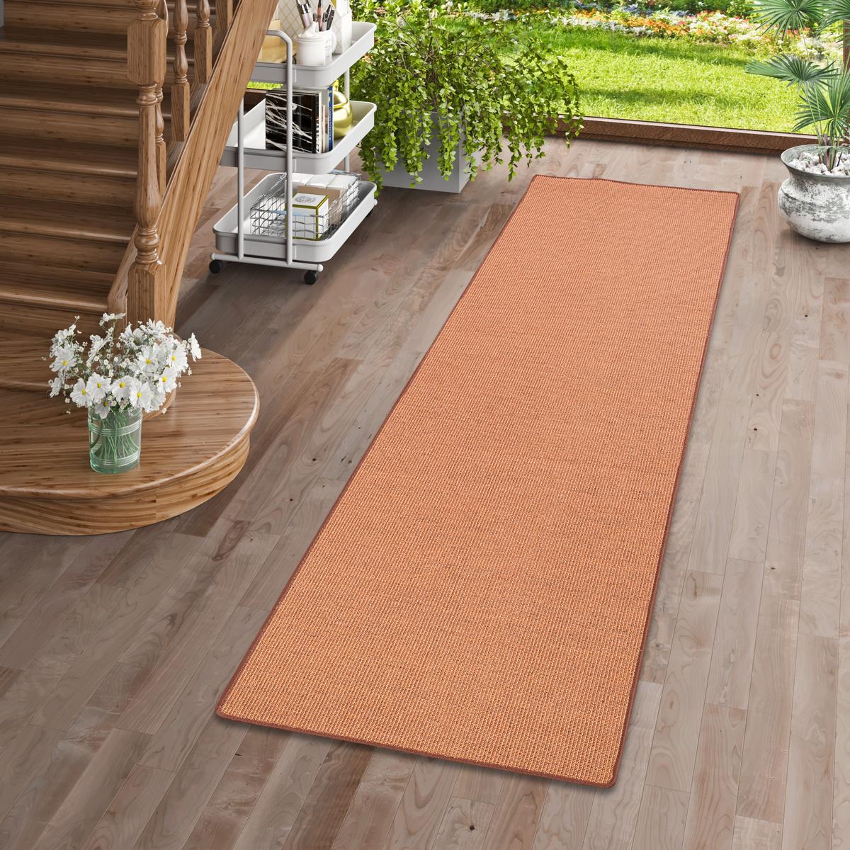 SISAL NATUR LÄUFER TEPPICH - Braun, Textil (80/400cm) - Snapstyle